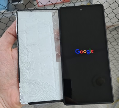 замена стекла google pixel