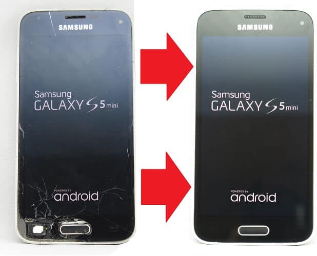 Замена оригинального стекла на Samsung S5 mini